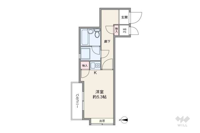 クリオときわ台ファースト:間取り図面