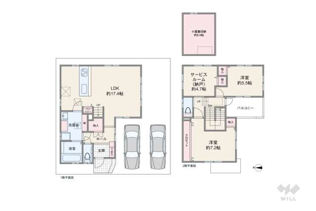 尼崎市東園田町2丁目 一戸建て:間取り図面
