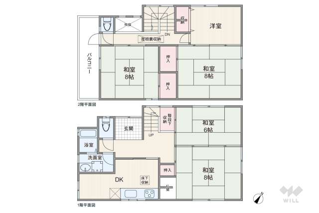 吹田市吹東町 一戸建て:間取り図面