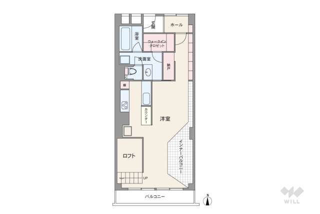 シティー逆瀬川:間取り図面