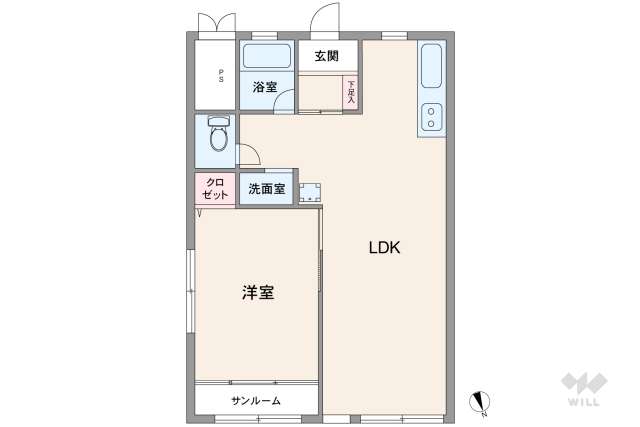 宝塚第1コーポラス:間取り図面