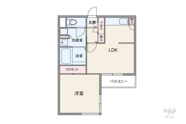 ハイマート長堀橋:間取り図面