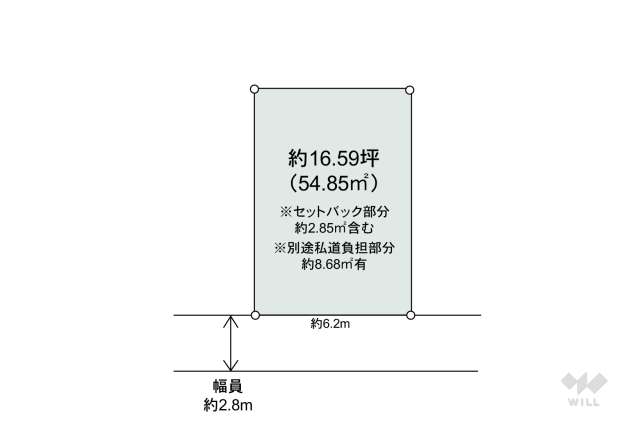 尼崎市昭和通2丁目 土地:間取り図面