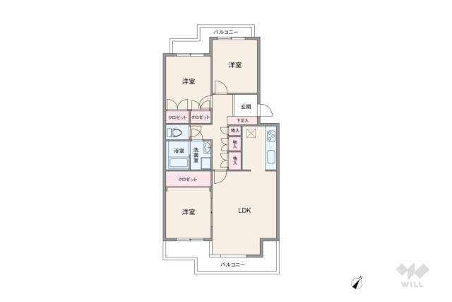 グランドメゾン滝川:間取り図面