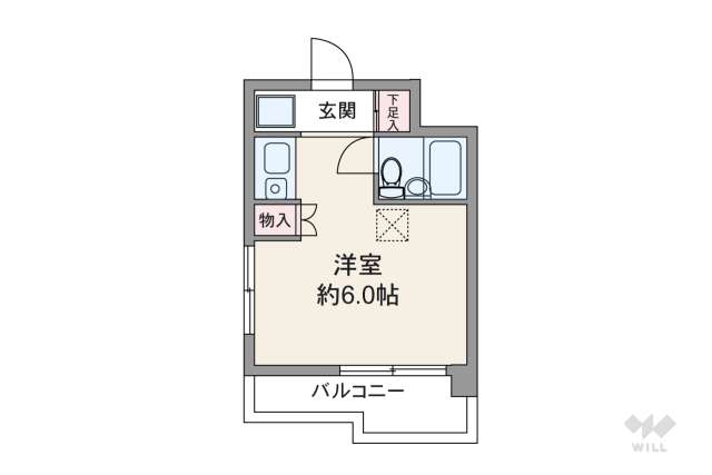 スカイコート西川口５:間取り図面