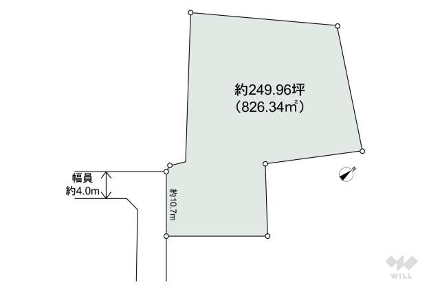 摂津市鳥飼西1丁目 土地:間取り図面