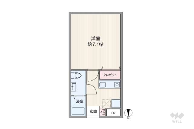 コープ松原:間取り図面