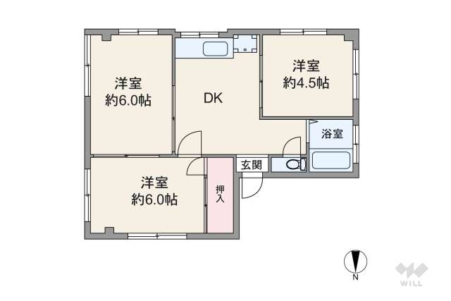 今井ビル:間取り図面