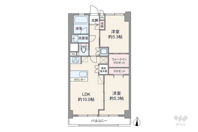 蒲田フラワーマンション:間取り図面