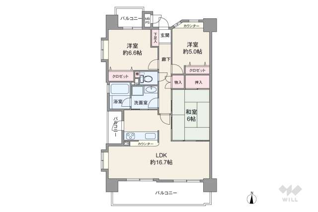 アドリーム赤池:間取り図面