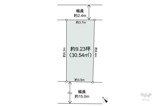 川口市元郷2丁目 土地:間取り図面