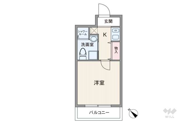 エルアルカサル渋谷夢想庵:間取り図面