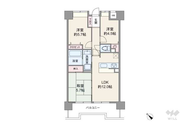 レクセルプラザ西川口:間取り図面