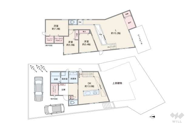 宝塚市仁川旭ガ丘 一戸建て:間取り図面