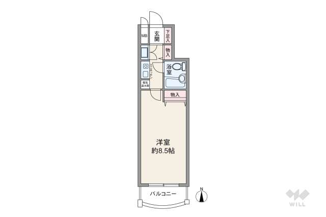 ラウムズ富士見町:間取り図面