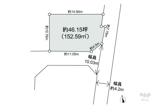 春日井市宮町字宮町 土地（敷地面積:152.59㎡）｜ウィル不動産