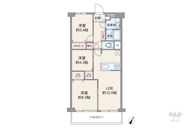 エクセレンス川口:間取り図面
