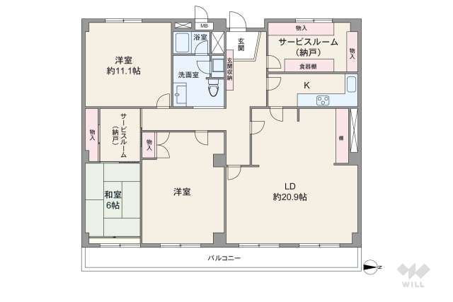663131Rの間取り図