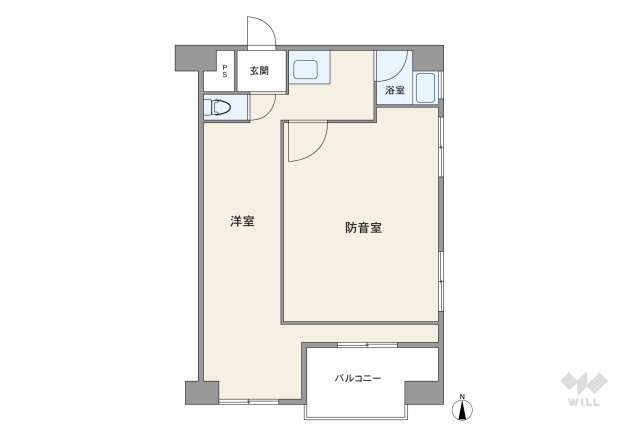 猫ケ洞コーポ:間取り図面