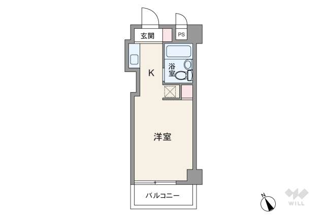 スカイコート高砂第３:間取り図面