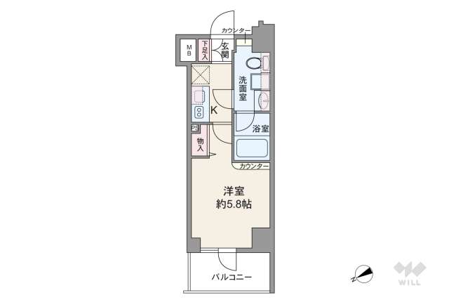 クレヴィスタ四ツ木:間取り図面