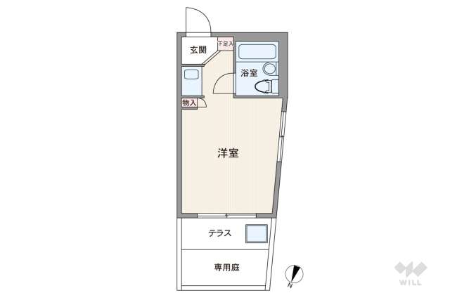 ハイタウン田園調布:間取り図面