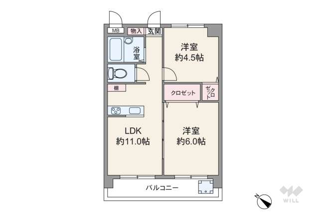 新小岩サマリヤマンション:間取り図面