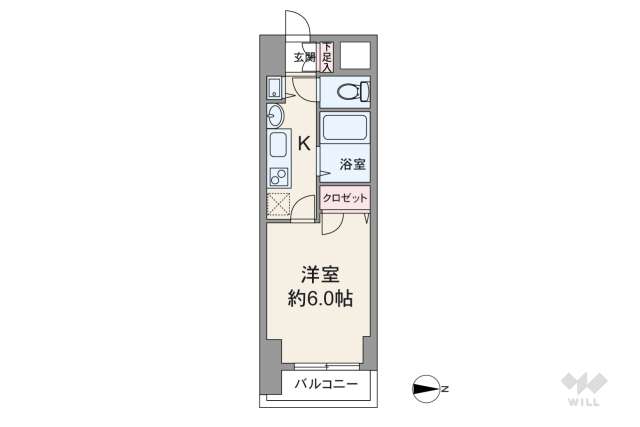 プレサンス名古屋ＳＴＡＴＩＯＮビーフレックス:間取り図面