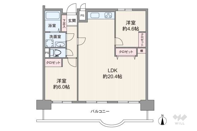フローラ松原ハウス:間取り図面