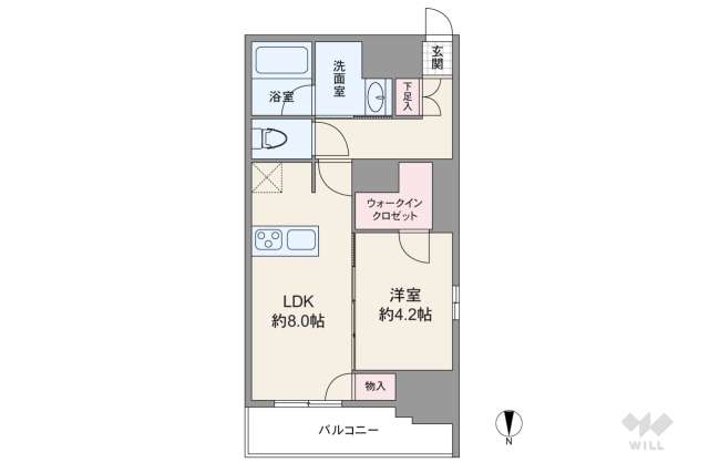 プレサンスロジェ丸の内ＣＥＮＴＲＡＬ　ＣＡＳＡ:間取り図面