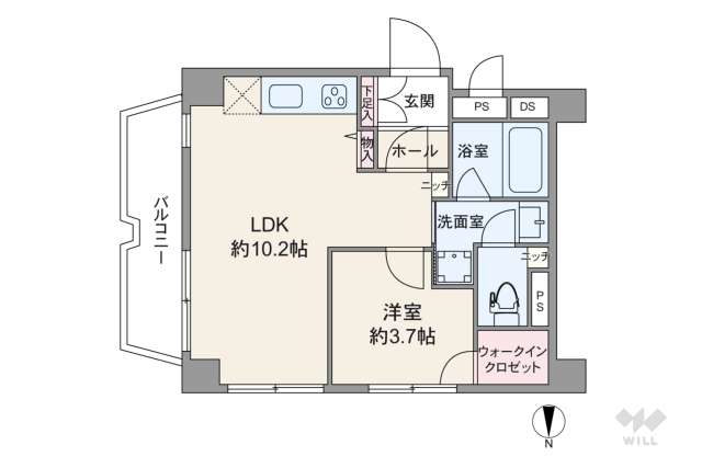 マンション仙台坂カトレア:間取り図面