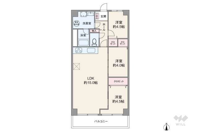 ニューライフマンション東糀谷:間取り図面