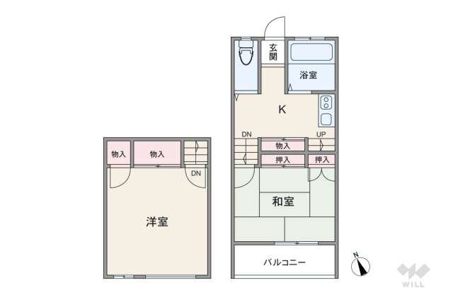 覚王山コーポレーション:間取り図面