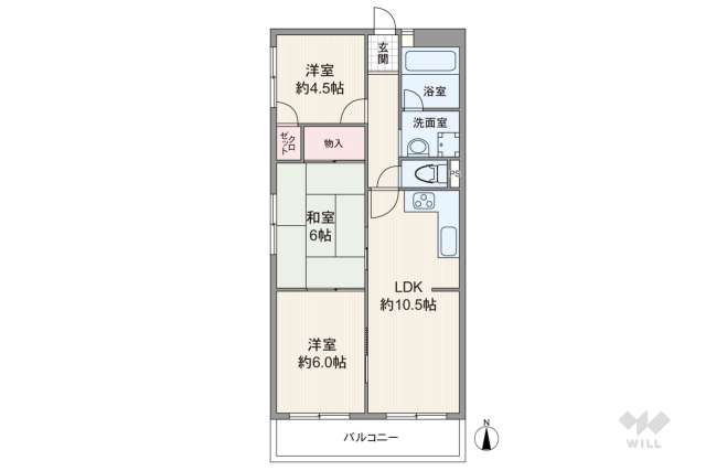 グリーンハイツ塚口:間取り図面