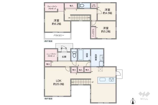 宝塚市逆瀬台5丁目 新築一戸建て（建物109.31㎡・土地239.23