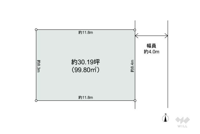 川口市大字安行吉岡 土地:間取り図面