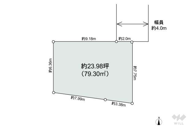 川口市大字赤井 土地:間取り図面