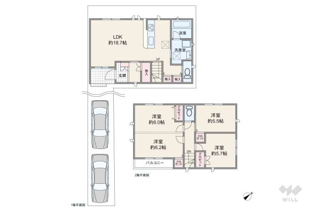 名古屋市南区呼続1丁目 一戸建て:間取り図面
