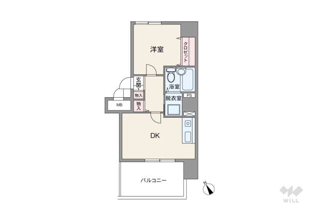 ライオンズマンション新栄第2:間取り図面