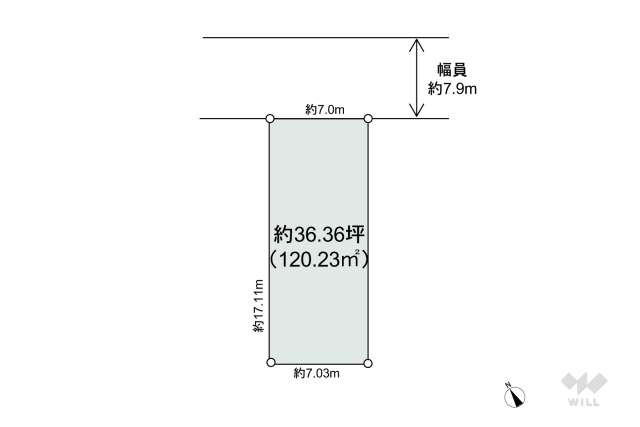 伊丹市梅ノ木4丁目 土地:間取り図面