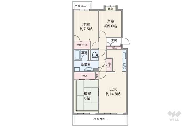 本郷パークマンション:間取り図面