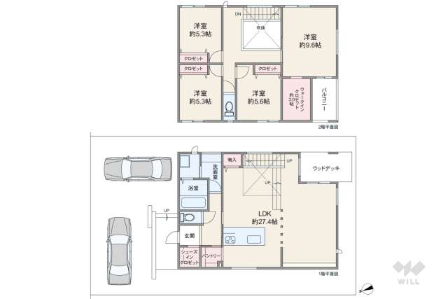 宝塚市千種3丁目 一戸建て:間取り図面