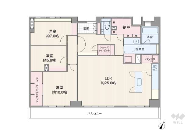 ポルト大曽根:間取り図面
