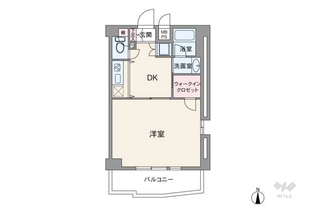 ルーブル大井町弐番館:間取り図面