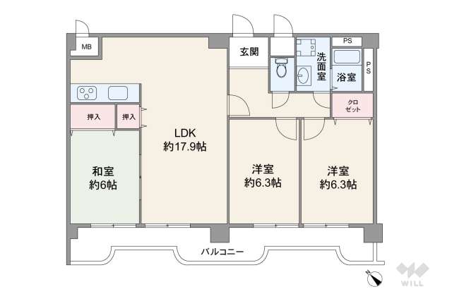 グランドメゾン広田:間取り図面