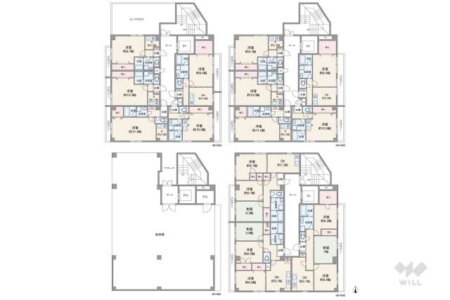 ラミアカーサ久が原:間取り図面