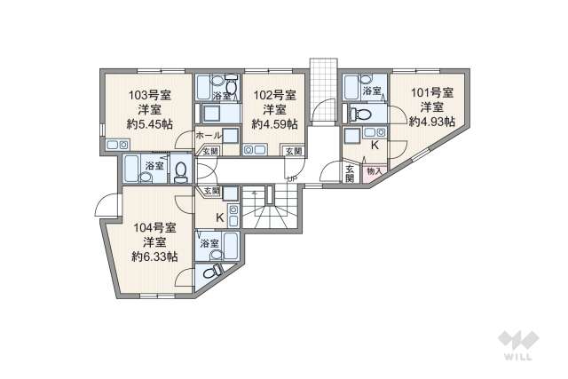 Ａｍｉｔｉｅ　Ｋａｍａｔａ:間取り図面