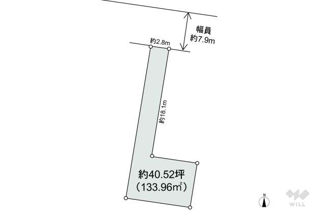 名古屋市中区伊勢山2丁目 土地:間取り図面