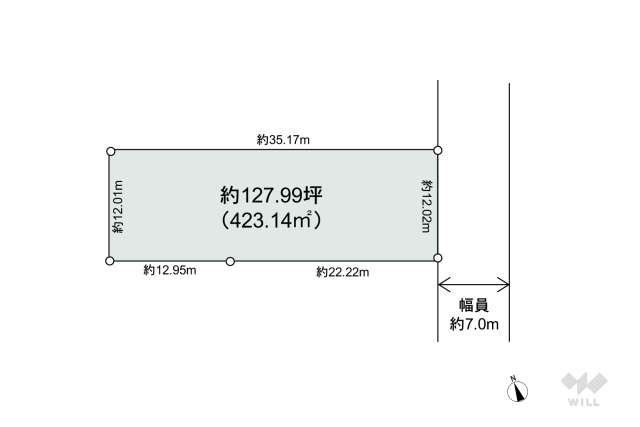 名古屋市名東区代万町1丁目 土地:間取り図面