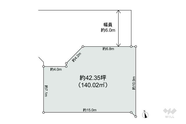 瀬戸市坂上町 土地:間取り図面